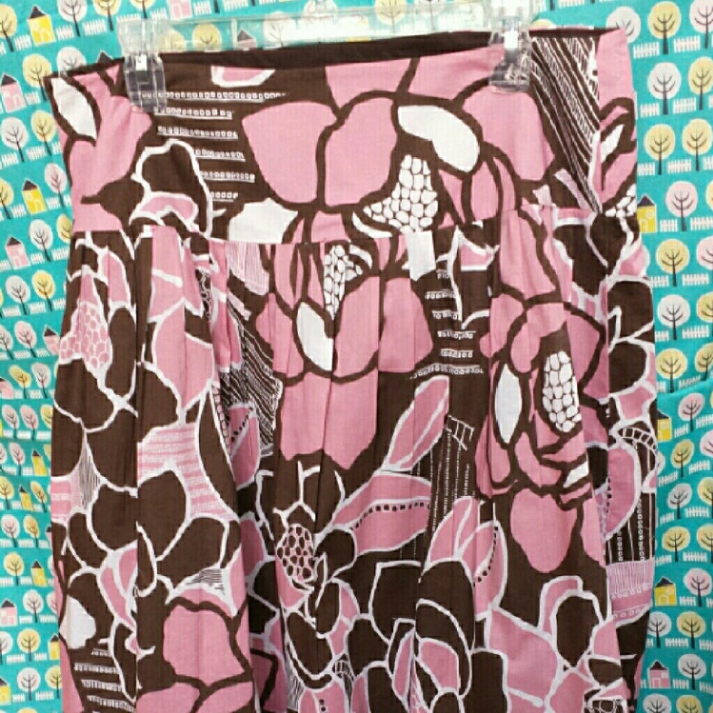 🔸MD Sale🔹NWOT AB Studio brown retro skirt